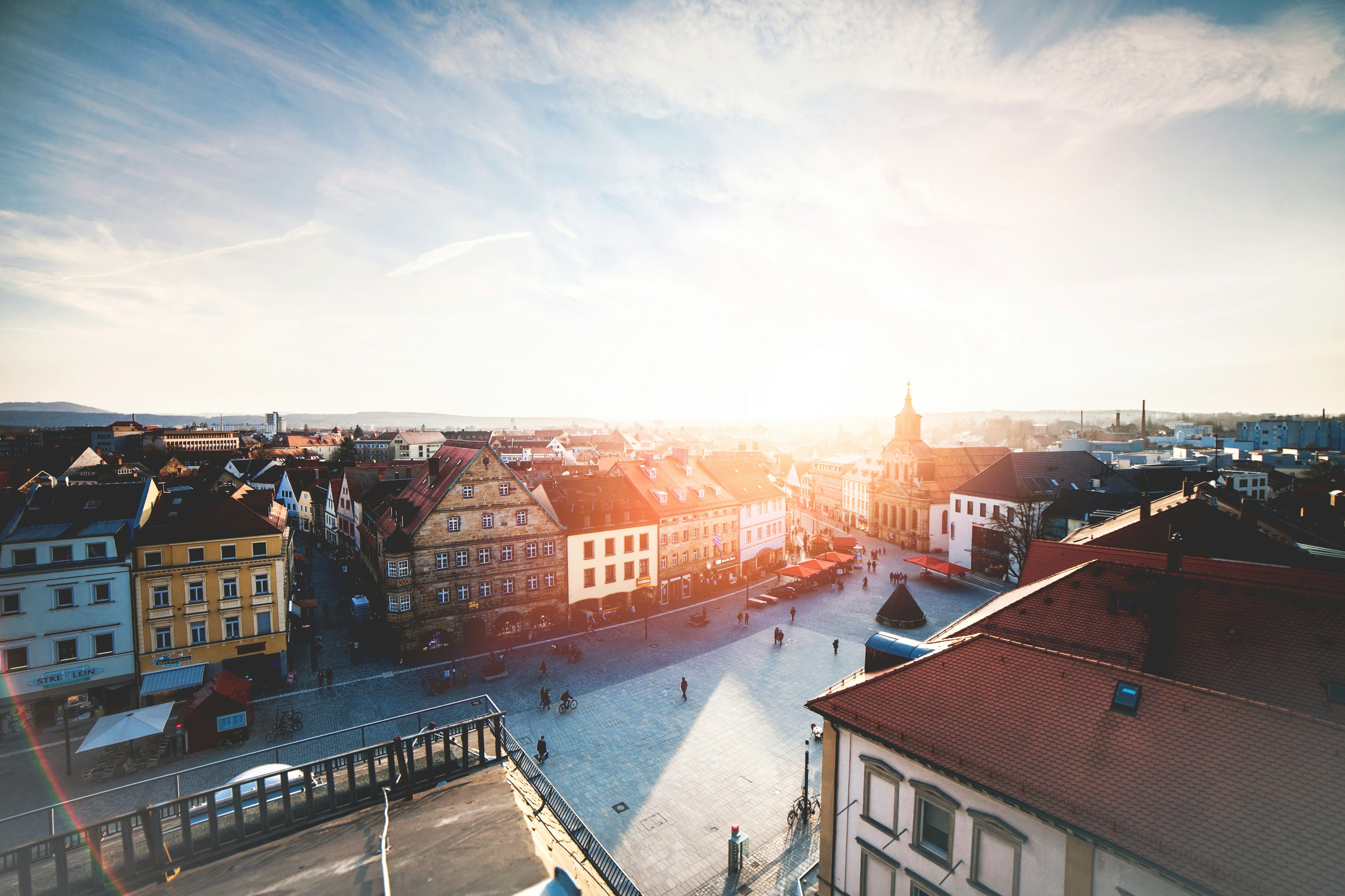 Panoramablick über Bayreuth – Photovoltaik vom Fachbetrieb Baldur Sol Consulting
